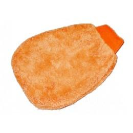 Microfibre Gant de lavage bi-faces orange Porzelack